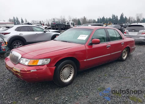 1999 Mercury Grand Marquis Ls из США, поврежденный, VIN 2MEFM75W8XX727479